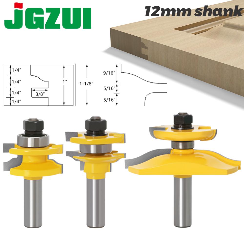 End Mill Set - Rail à tige de 12mm et