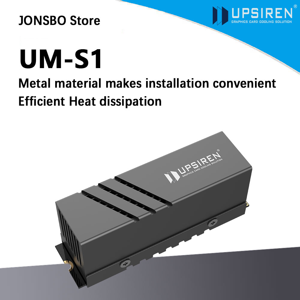 Aluminium Extrusion - Dissipateur thermique UPSIREN UM-S1 2280 noir