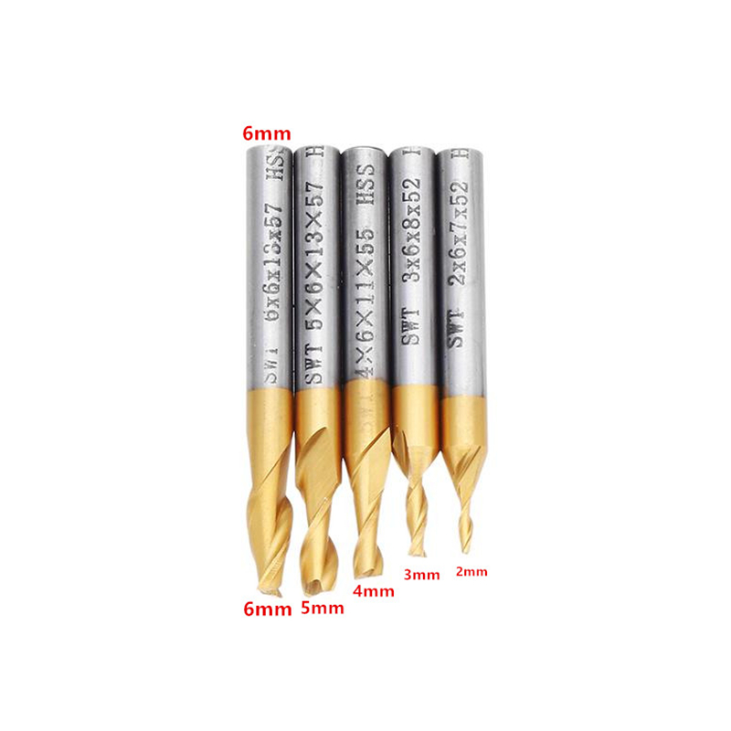 Fraise en bout à 2 cannelures  - End Mill Set avis et prix