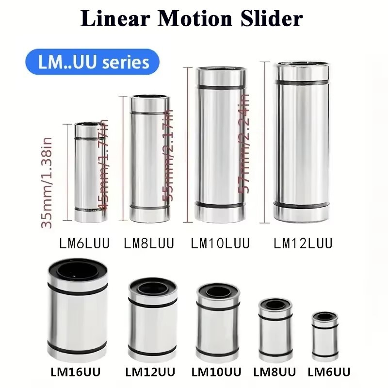 4/10 pièces LM3UU LM4UU LM5UU  - Lm8Uu Bearing avis et prix