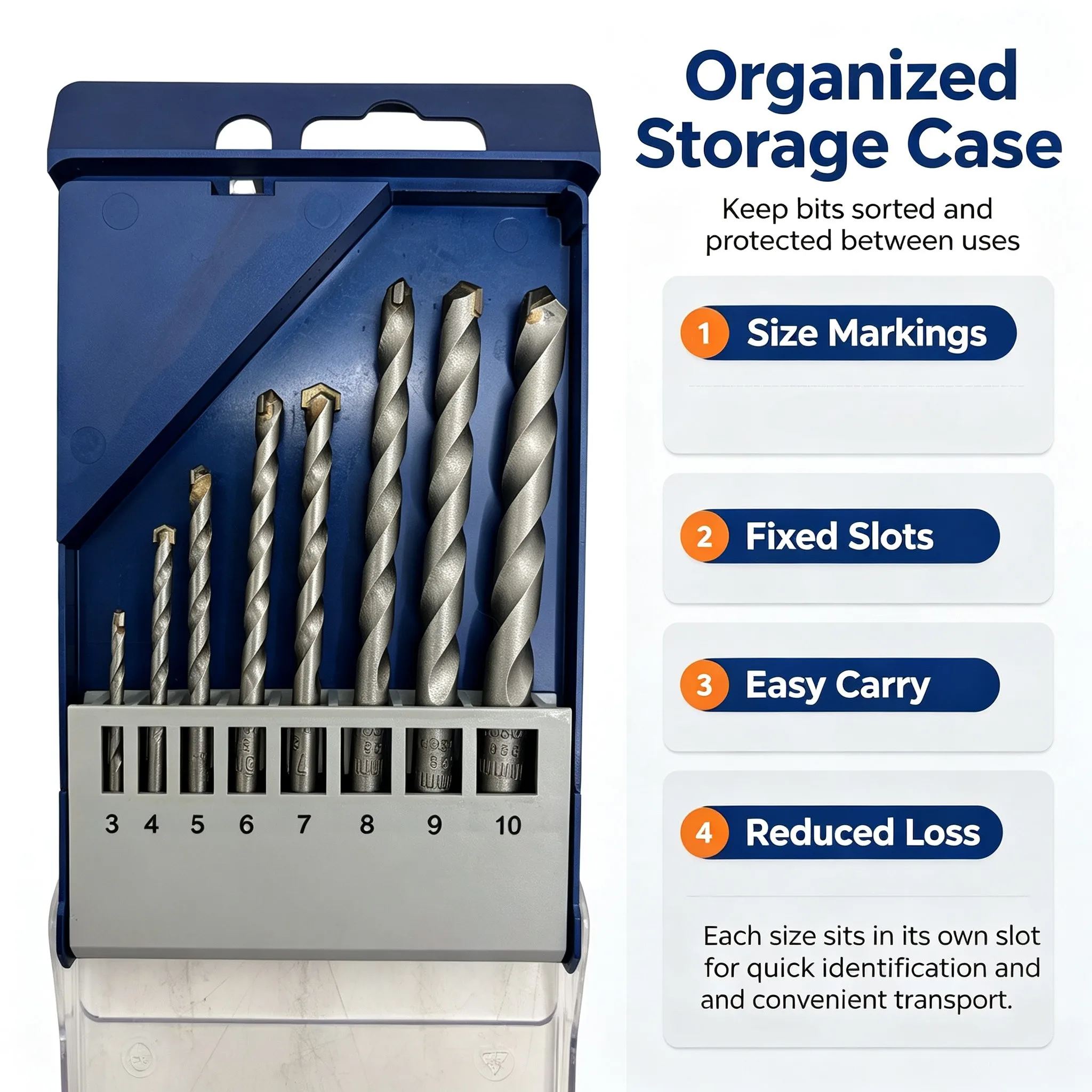 Lot de 1 à 8 embouts de perceu - Drill Bit Set avis et prix