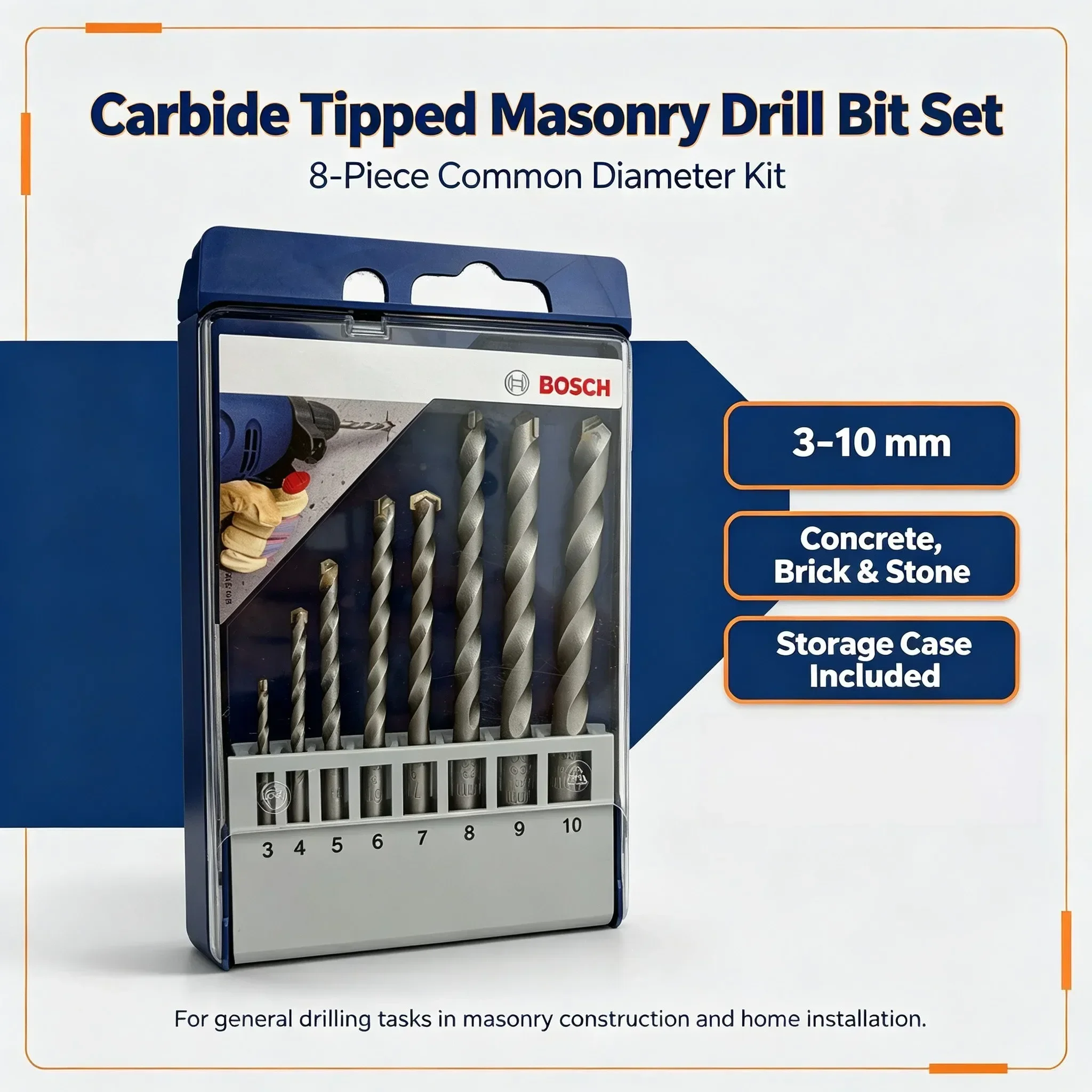 Lot de 1 à 8 embouts de perceu - Drill Bit Set avis et prix