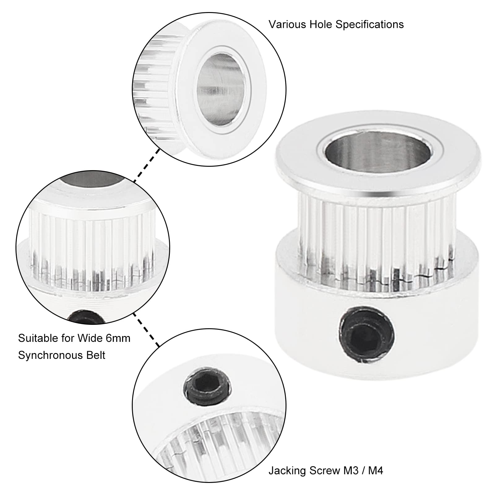 2/5 pièces poulie GT2 20 dents - Gt2 Pulley avis et prix
