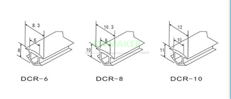 Joint plat de 1 mètre 6mm/8mm/ - Linear Rod 8Mm avis et prix
