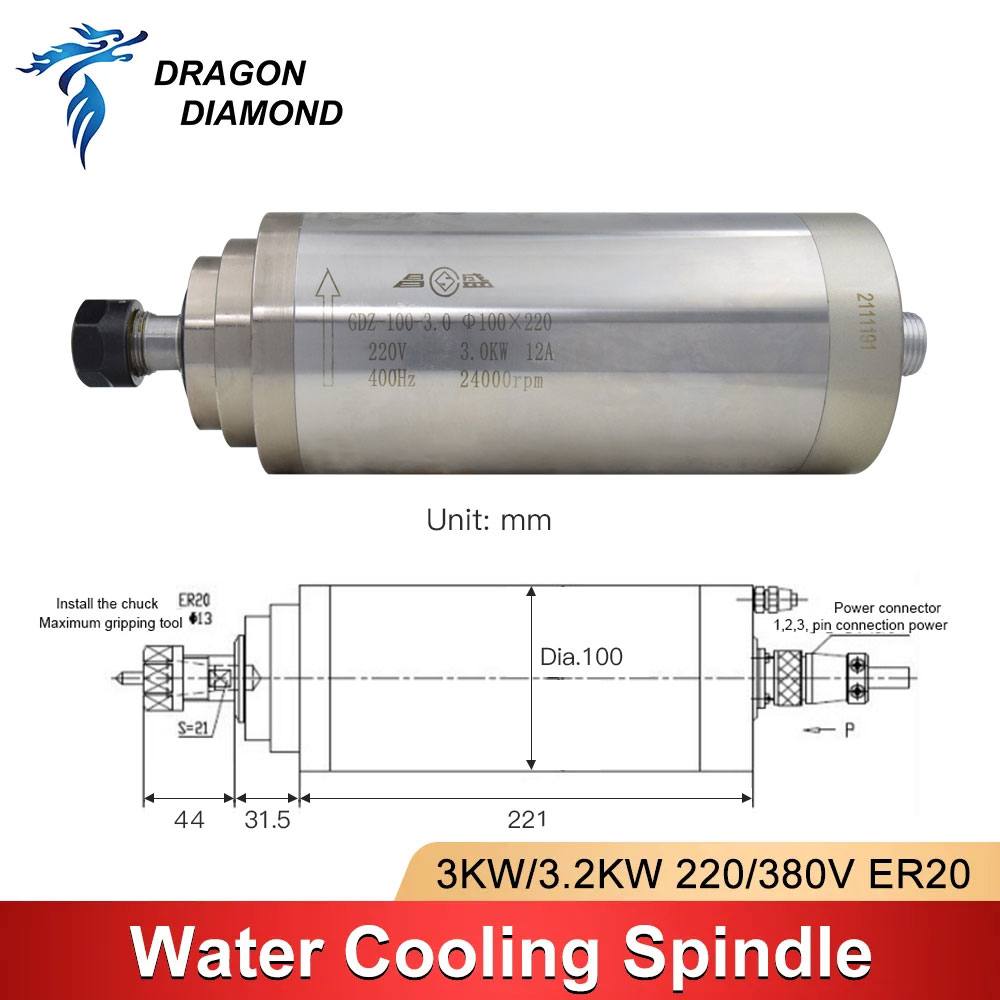 Kit de moteur de broche refroi - Water Cooled Spindle avis et prix