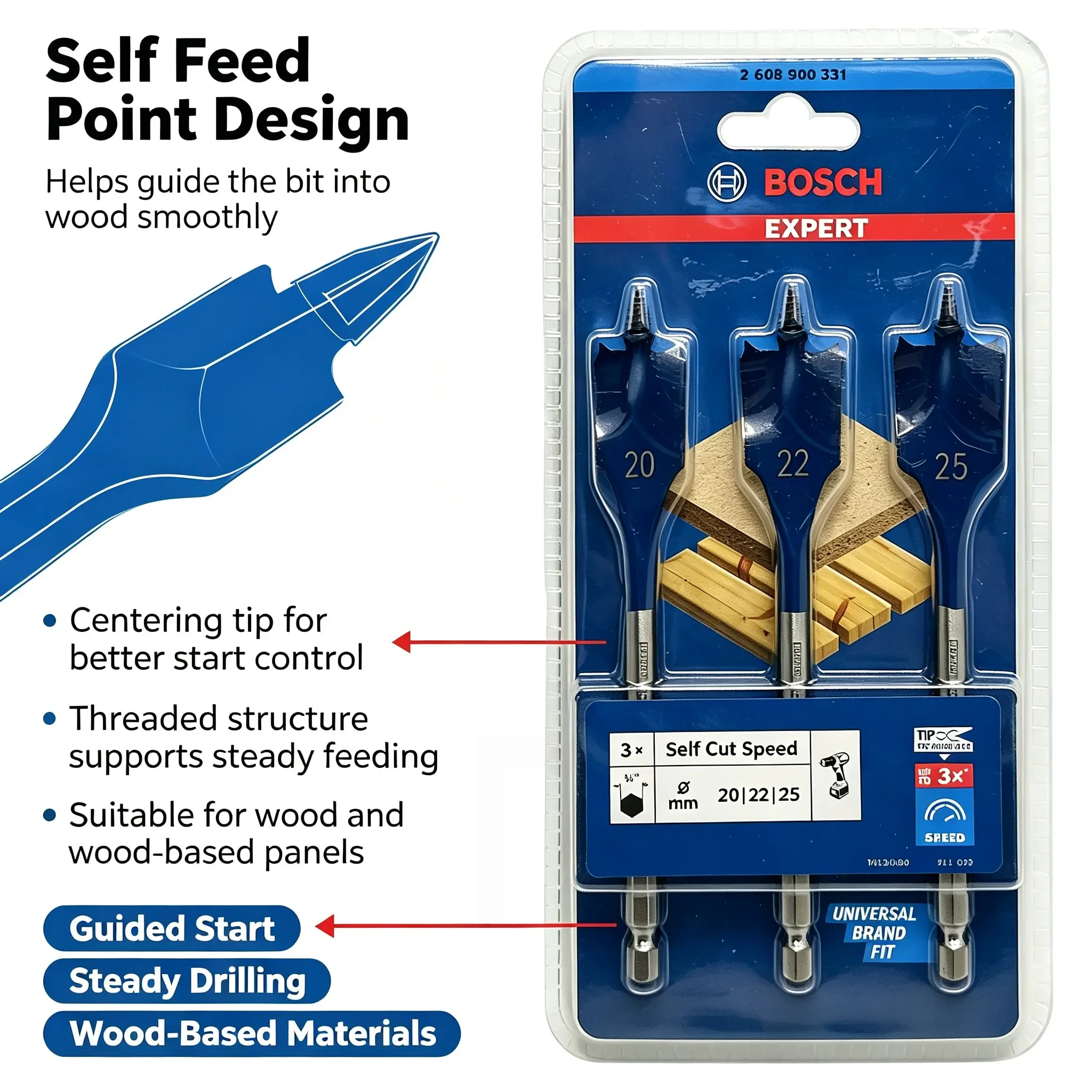 Forets Bosch Expert Series, 15 - Drill Bit Set avis et prix