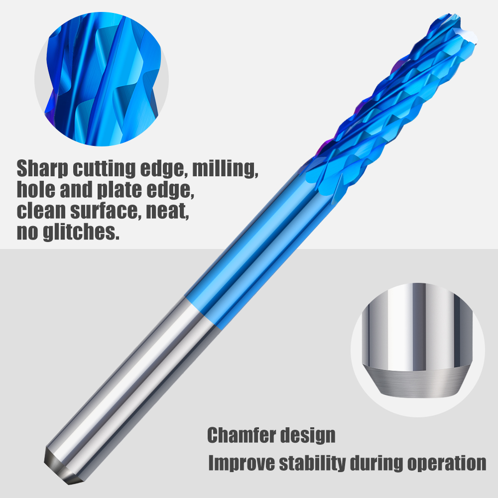 Fraise en bout de maïs CNC 10  - End Mill Set avis et prix