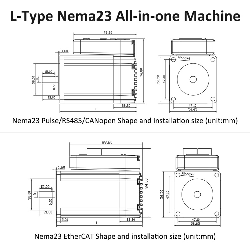 Contrôleur de moteur pas à pas - Nema23 Stepper avis et prix