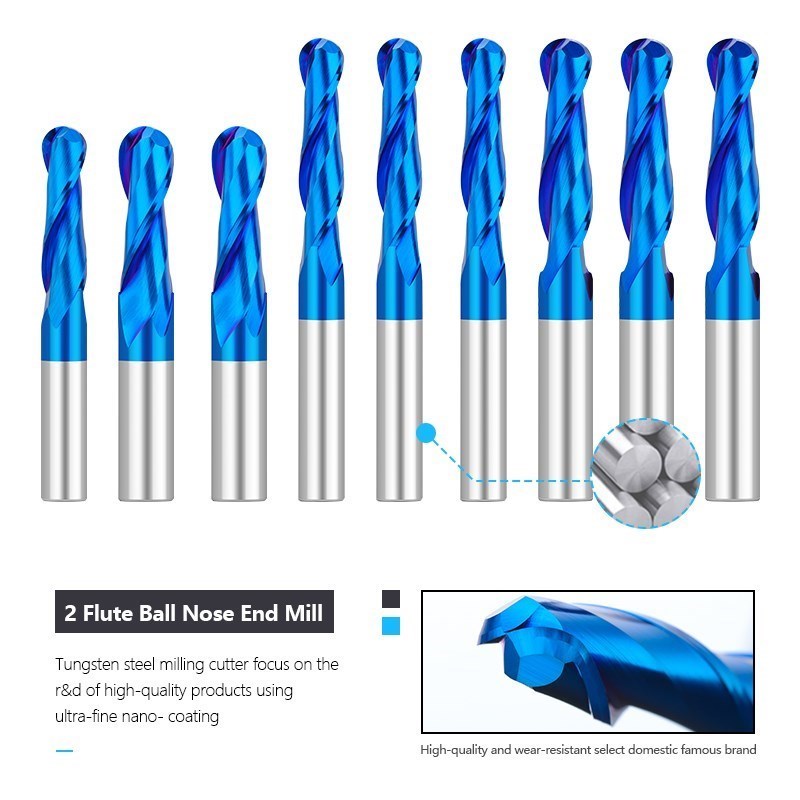 XCAN – fraise en carbure à 2 c - End Mill Set avis et prix