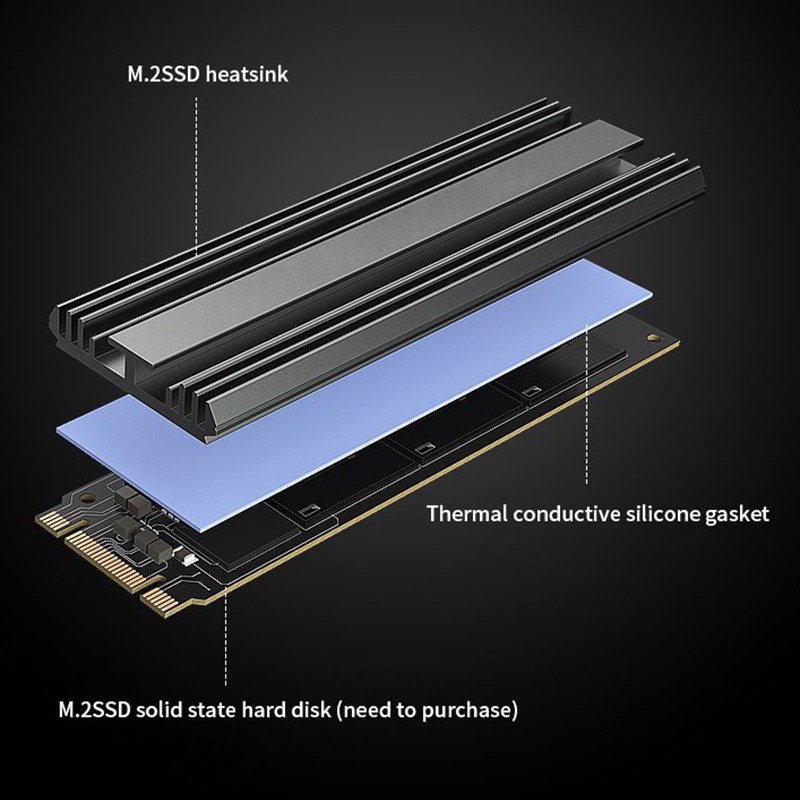 Dissipateur thermique M.2 SSD, - Aluminium Extrusion avis et prix
