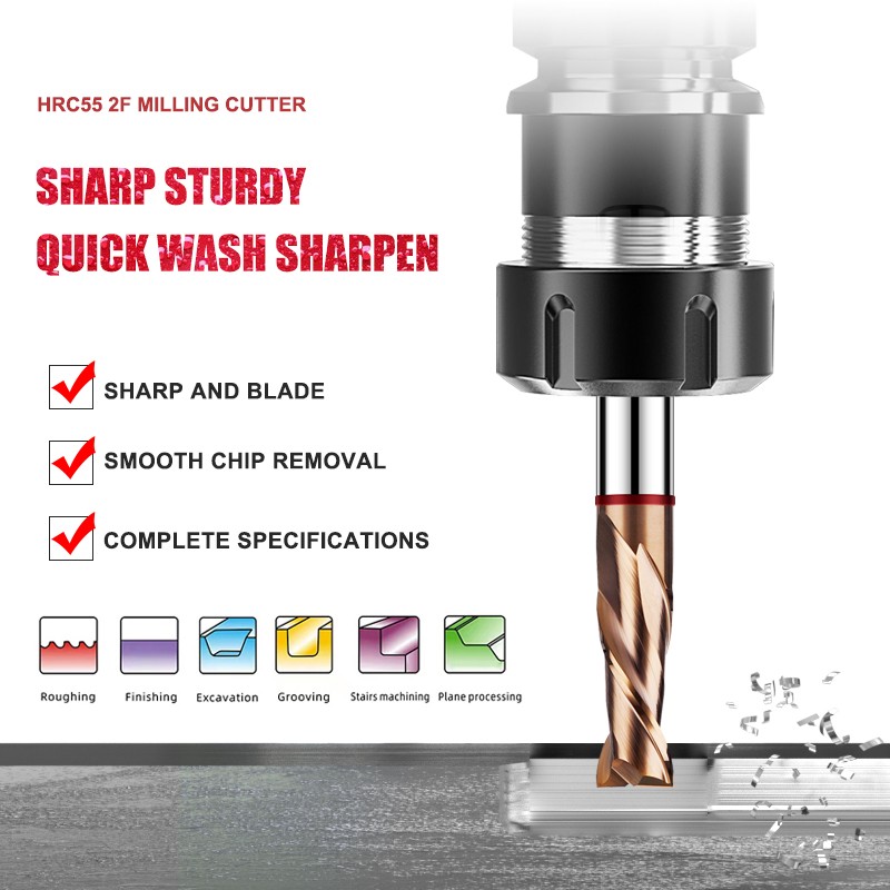 SHAZAM TGR-HRC55 2F document C - End Mill Set avis et prix